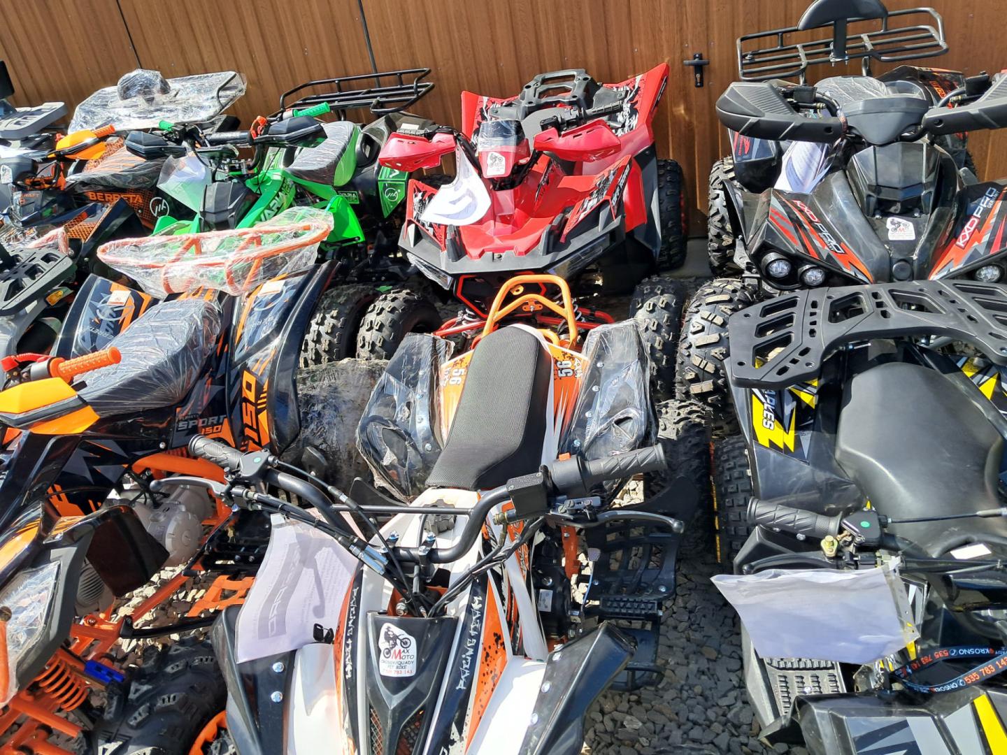Nowe Quady 110, 125, 150, 200 mocne ramy wyciągarka, alufelgi Max Moto