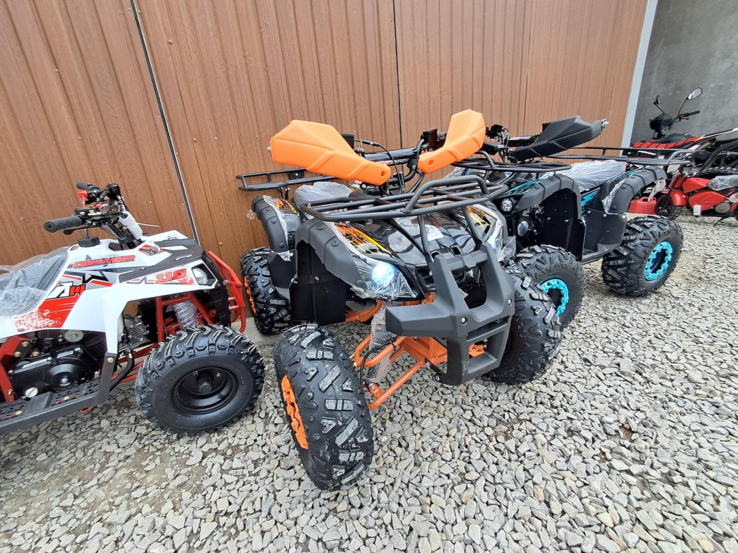 Nowy Quad 125 KXD Python duża rama, koła 8 automat + wsteczny LED