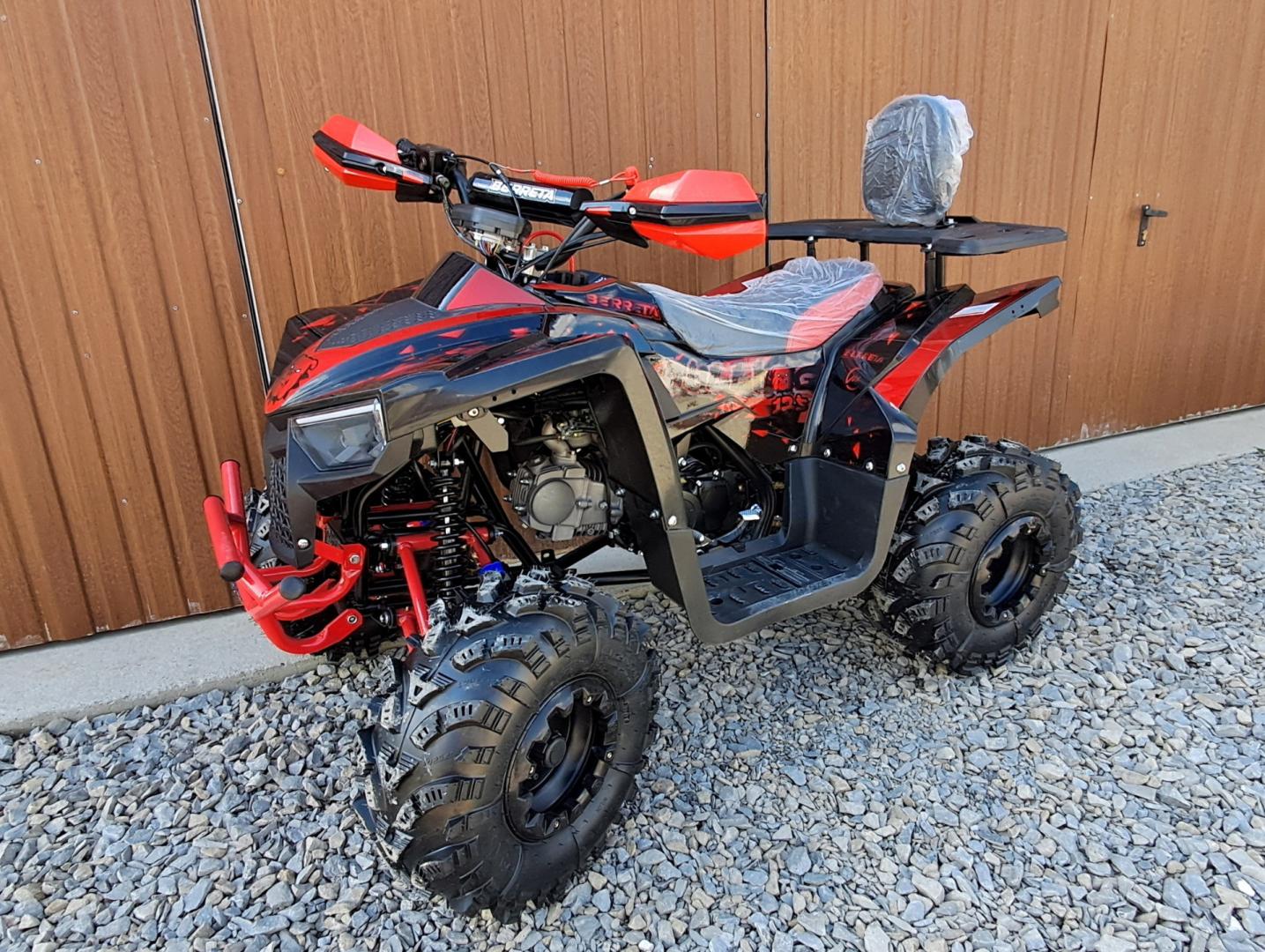 Quad 125 Beretta Bulldog. Licznik, koła 8 duża mocna rama Hak NOWOŚĆ