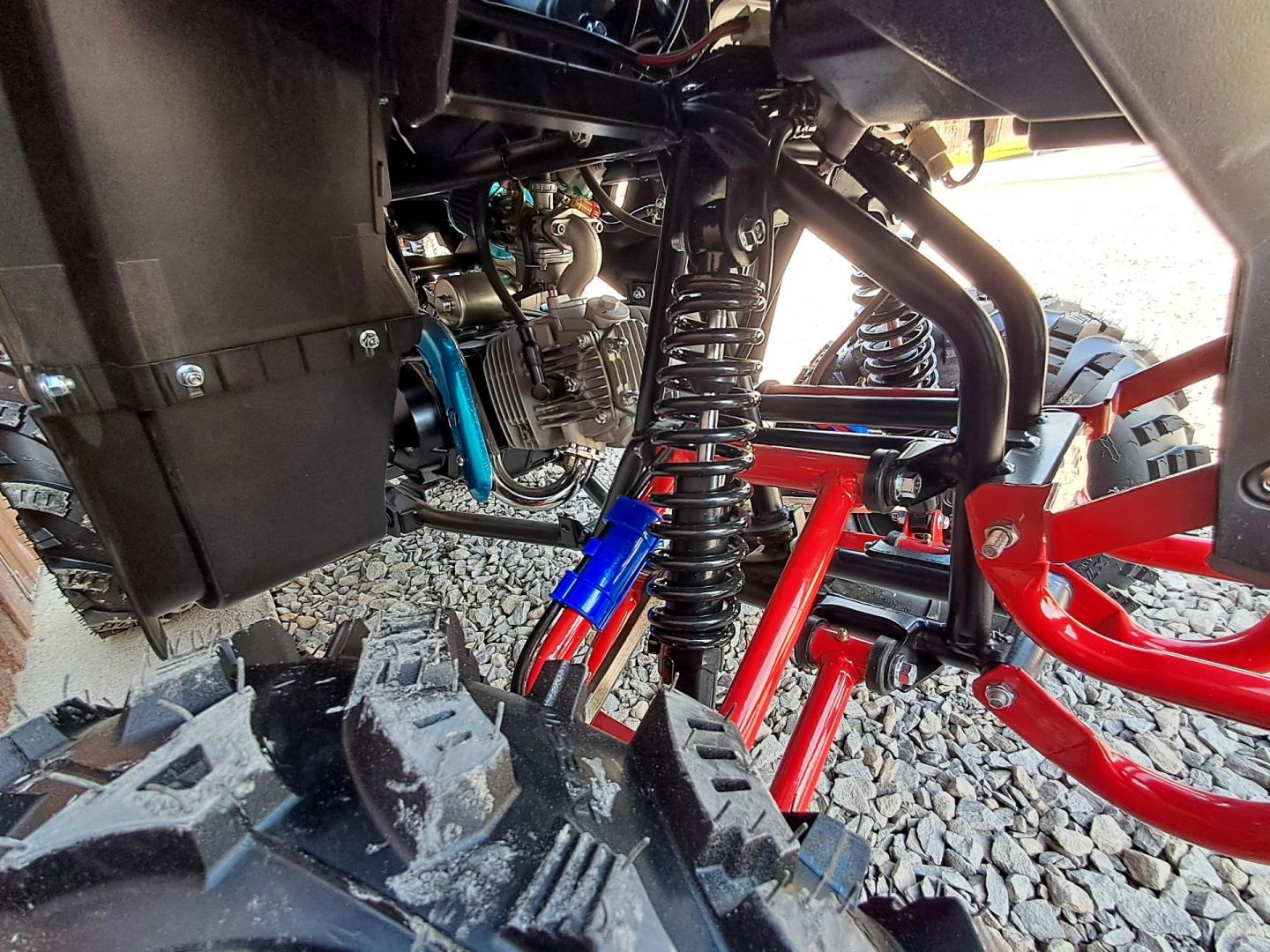 Quad 125 Beretta Bulldog. Licznik, koła 8 duża mocna rama Hak NOWOŚĆ