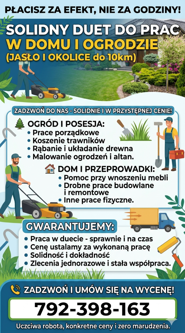 Solidny Duet - Prace w domu i ogrodzie