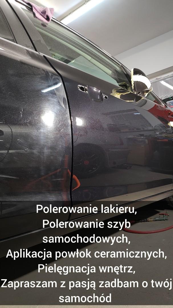 Kosmetyka samochodowa, renowacja lakieru, polerowanie szyb.