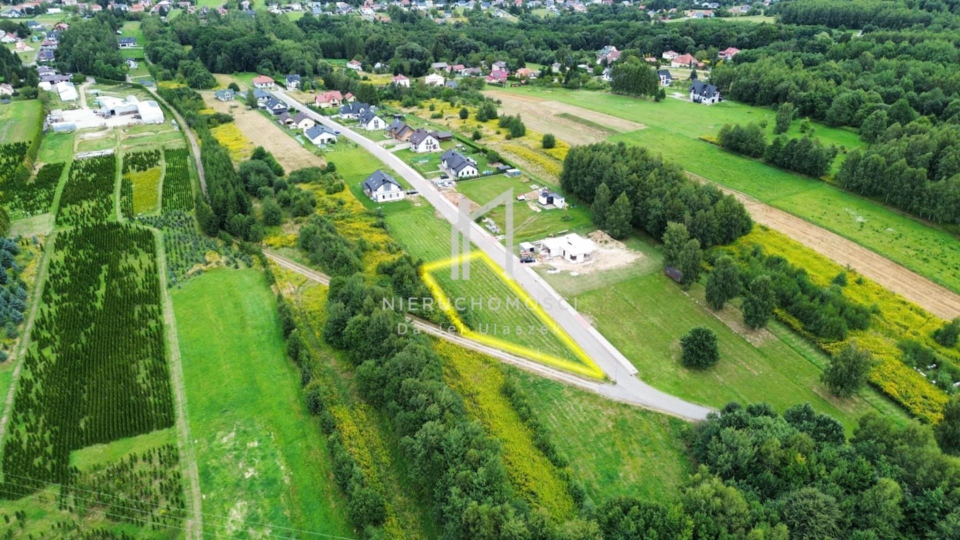 Wyjątkowa działka budowlana, Niegłowice, 13ar