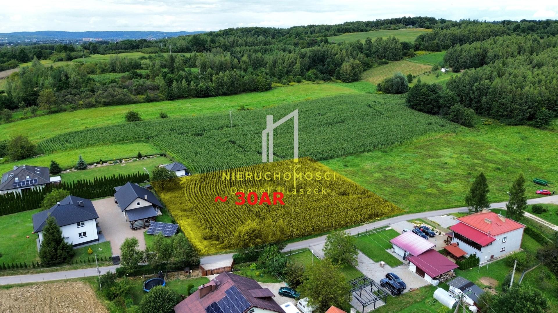 Działka budowlana, Żółków, gm. Jasło, 30ar