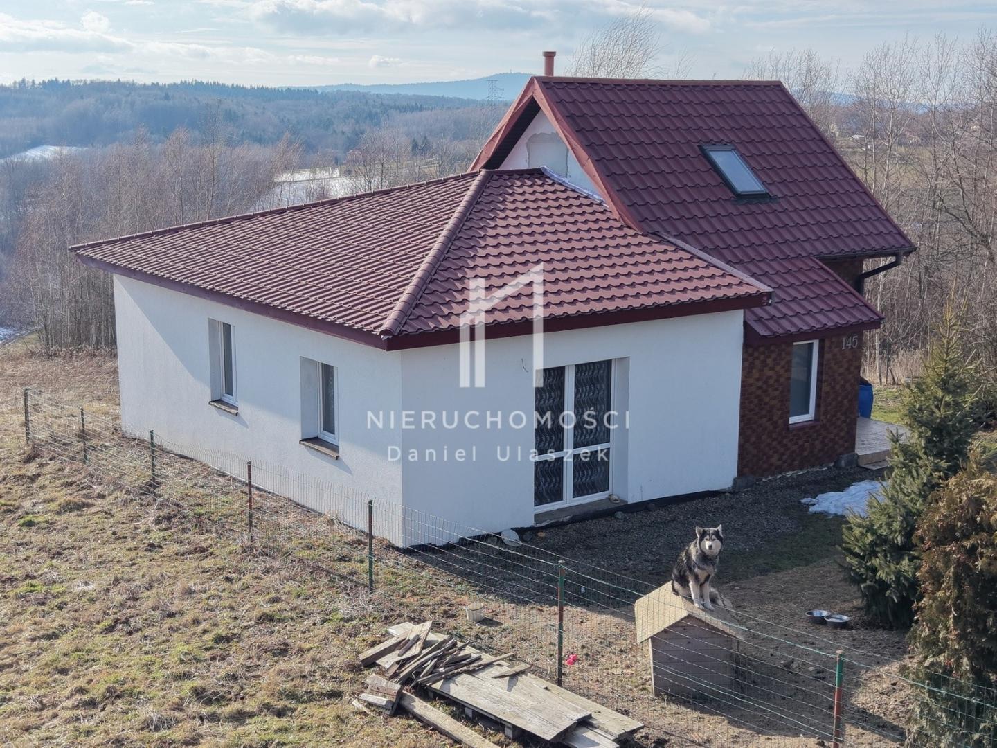 Dom w otulinie lasu, Sowina, 57ar