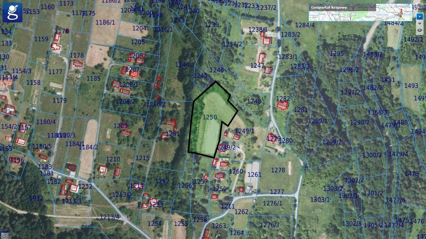 Dwie działki rolno-budowlane, Harklowa, gm. Skołyszyn, 75ar