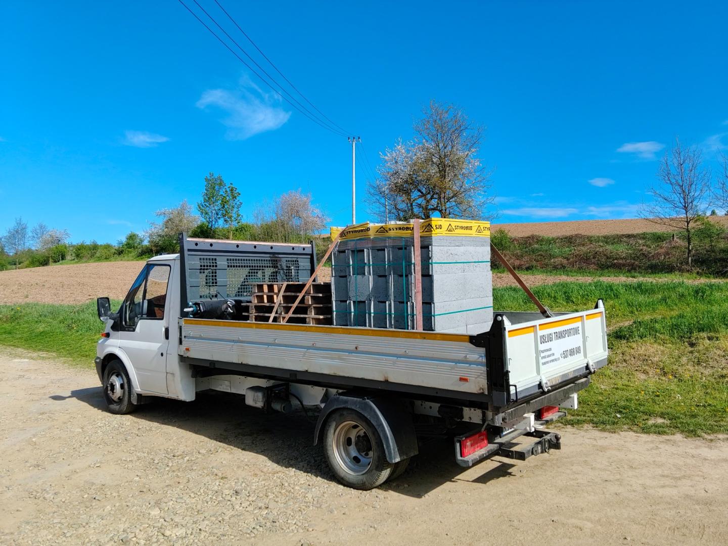 Usługi transportowe, przeprowadzki, wywrotka 3,5t