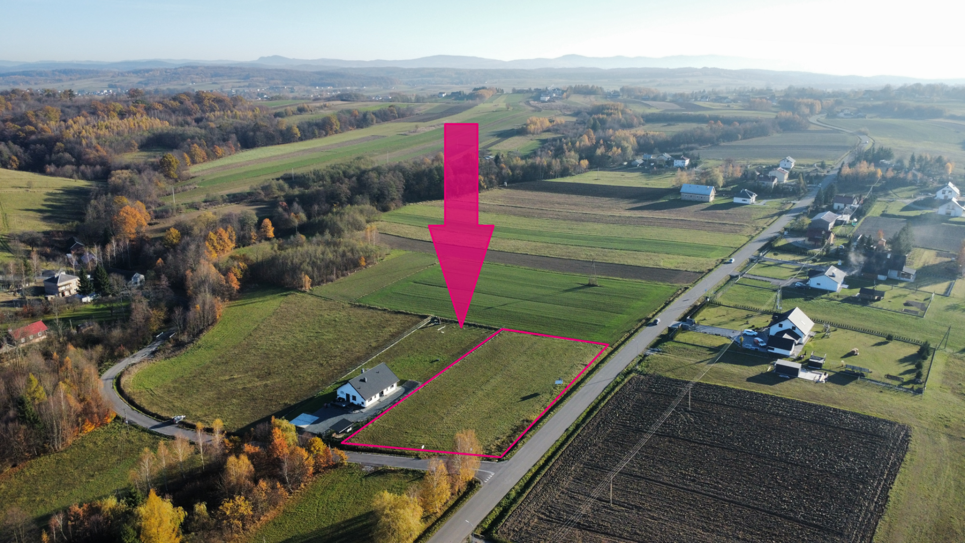 Do wynajęcia 30 arów - Łajsce, gm. Tarnowiec