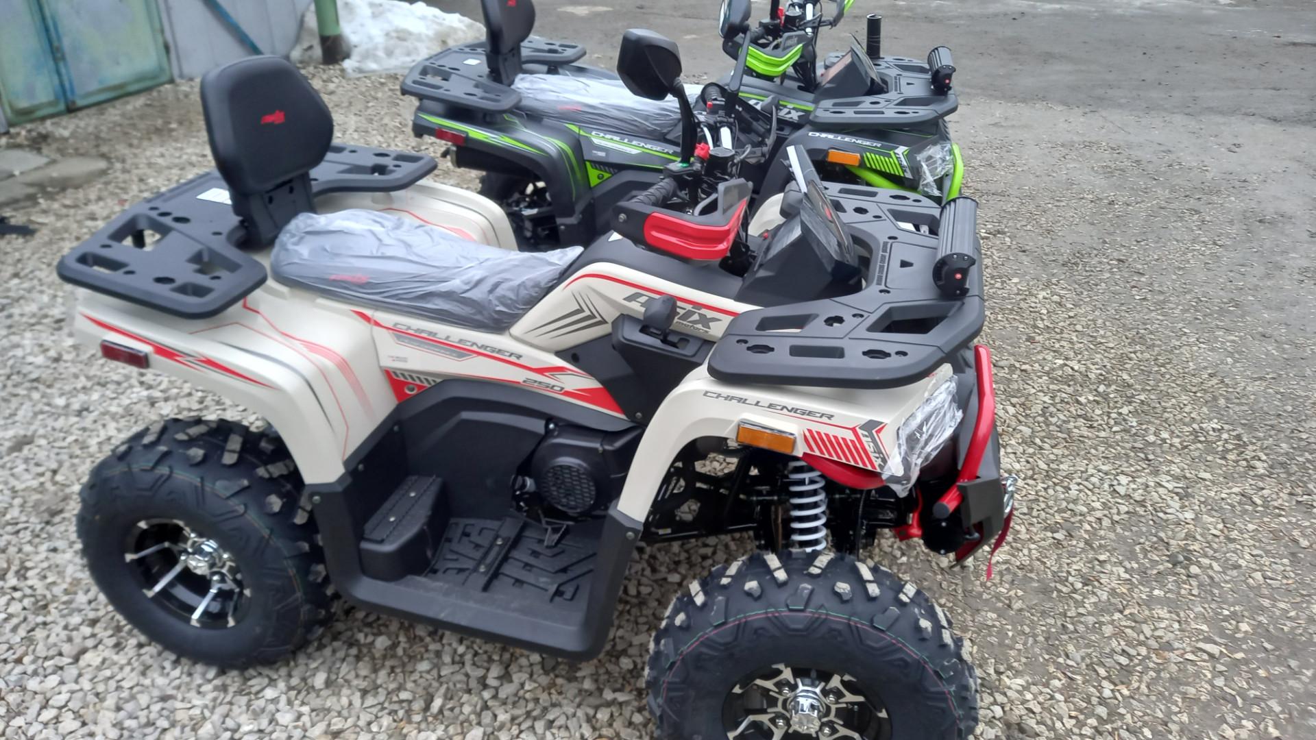 Quad challenger 250 t3b homologacja atv asix