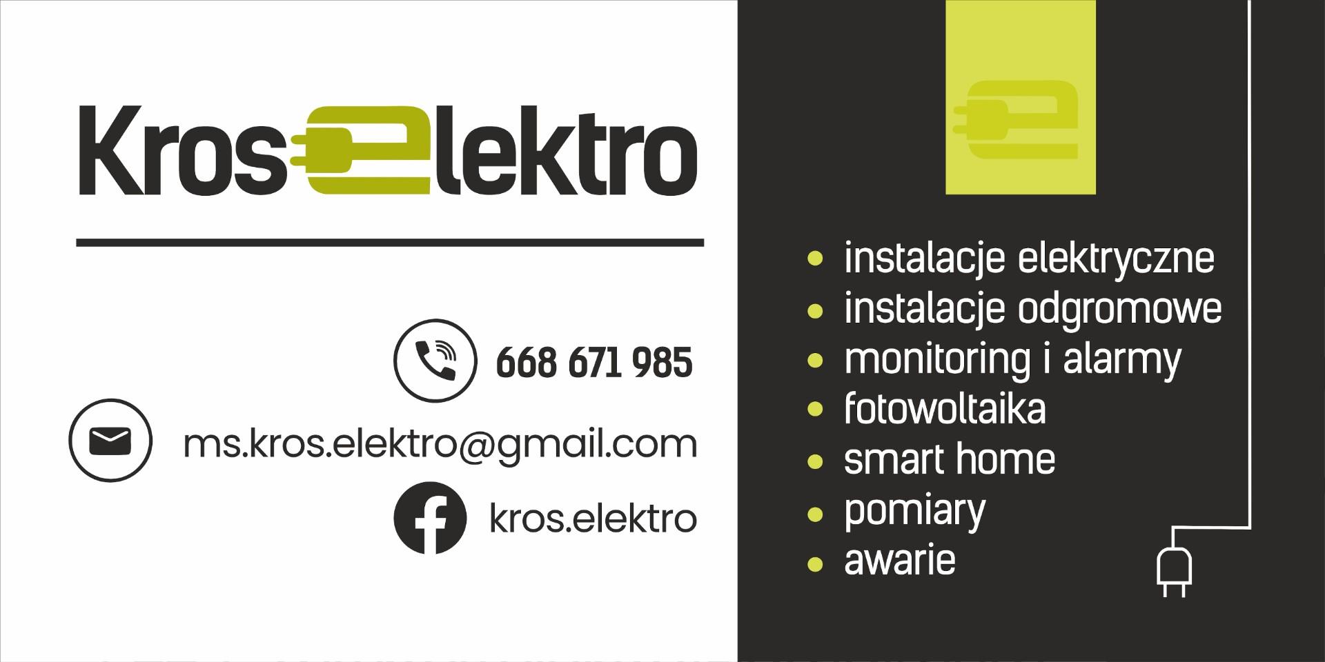 Kros-Elektro usługi elektryczne, instalacje elektryczne