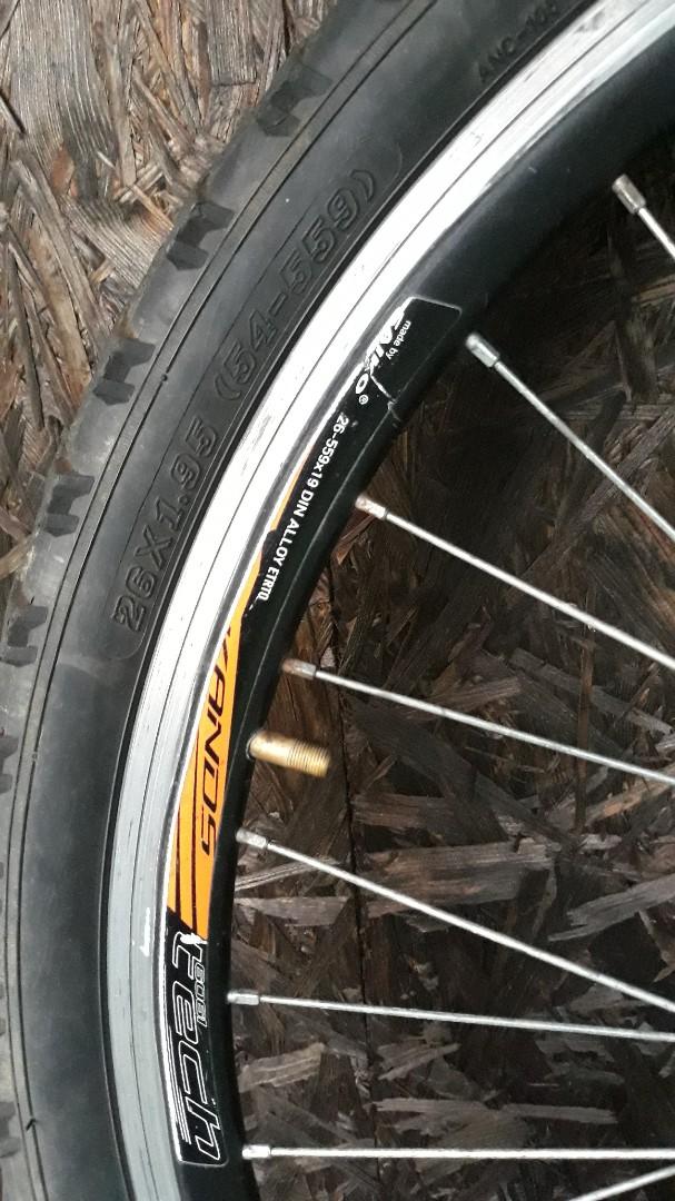 Koło rowerowe 26" przód aluminium