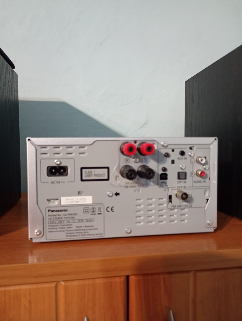 wieża panasonic sc-pmx90eg-s (gwarancja)