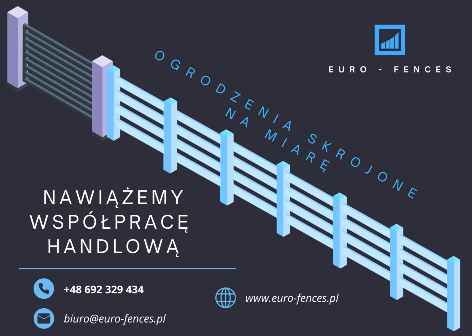 Nawiążemy współpracę - Ogrodzenia Aluminiowe Euro Fences