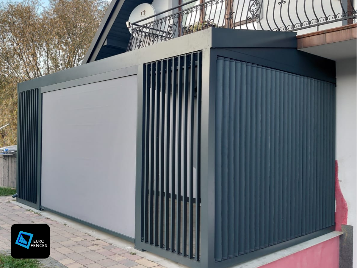 Zadaszenie tarasowe z aluminium Euro Fences Ogrodzenia Jasło
