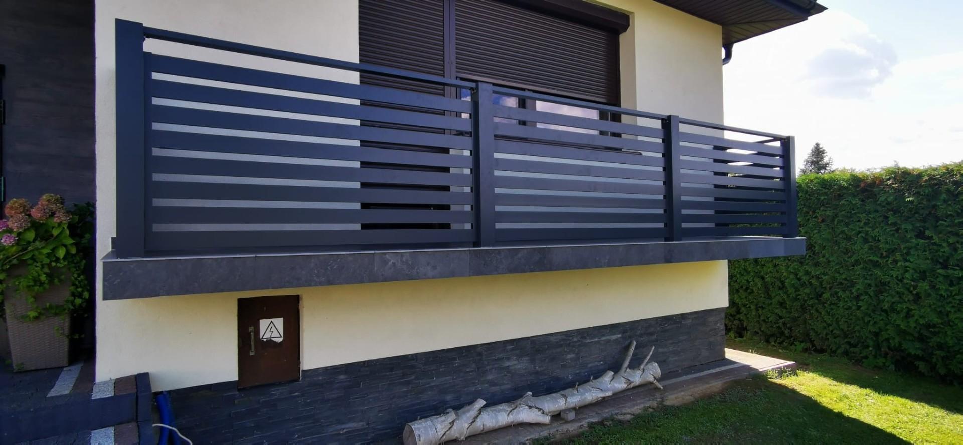 Aluminiowa balustrada balkonowa Euro Fences Polski Producent