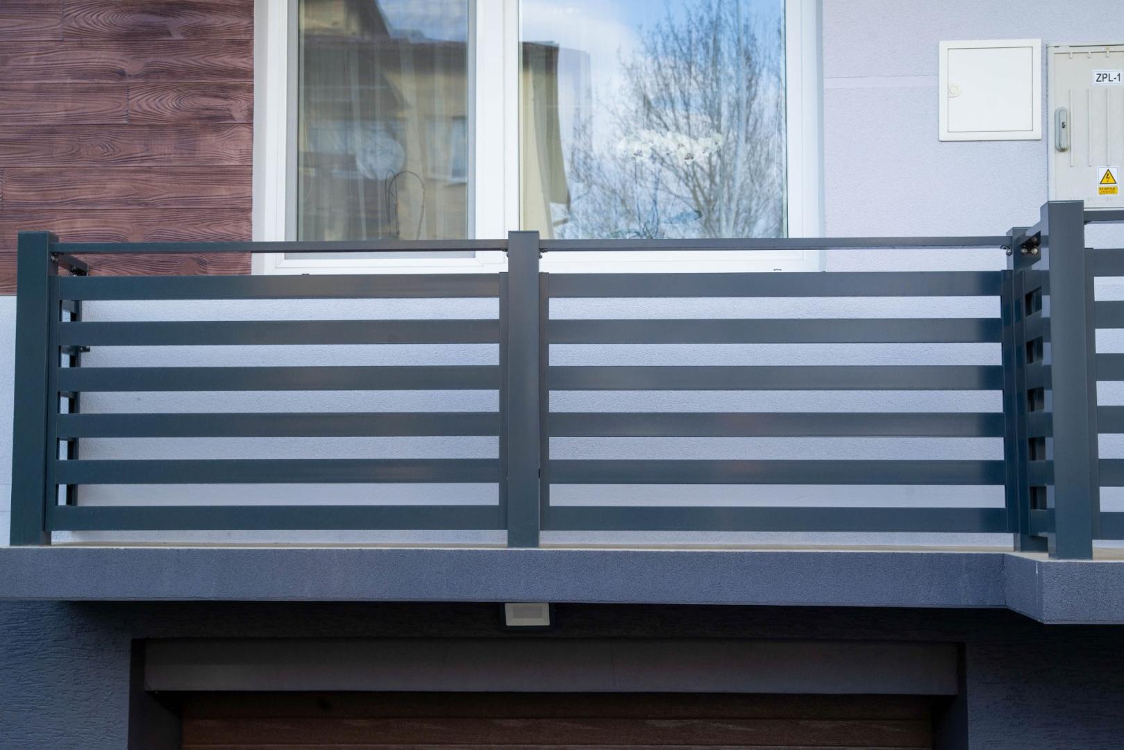 Aluminiowa balustrada balkonowa Euro Fences Polski Producent