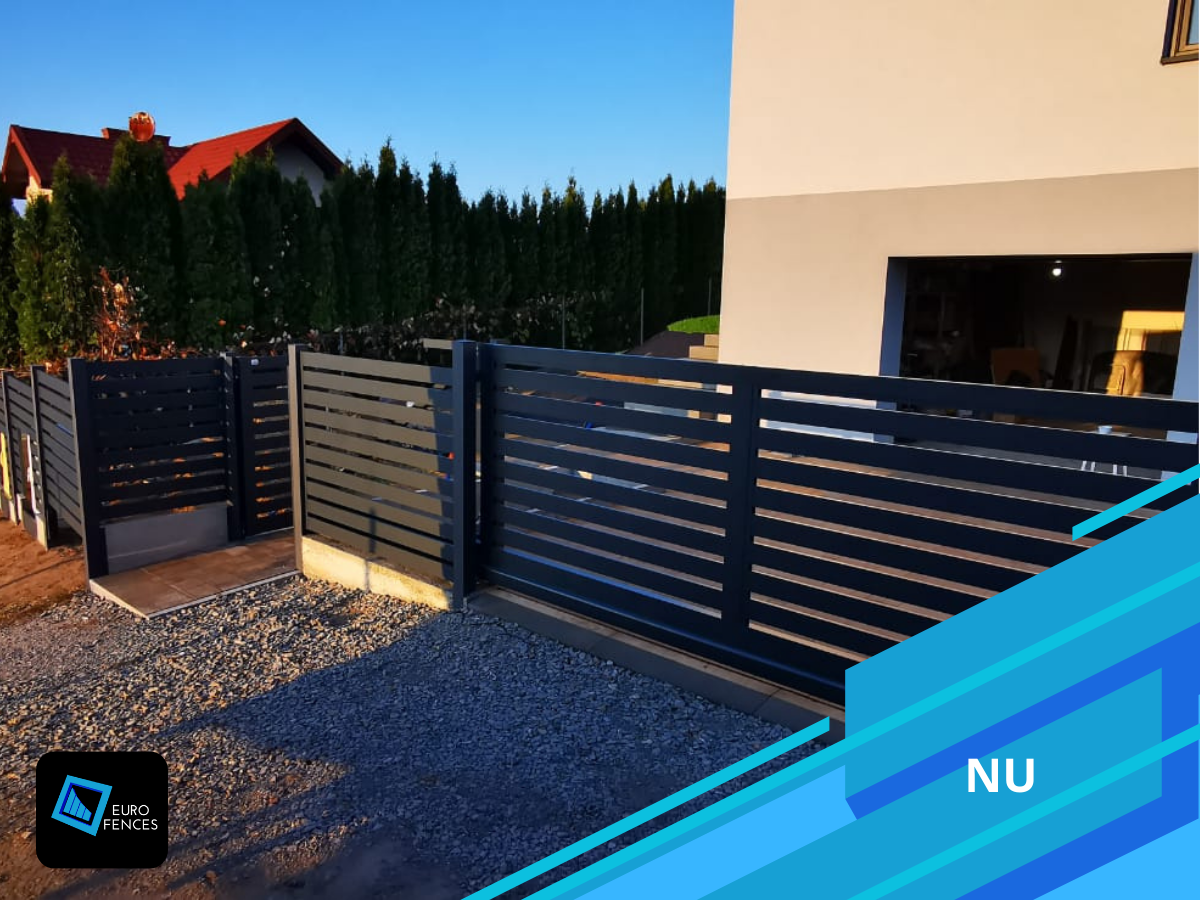 Aluminiowe ogrodzenie Euro Fences - model NU