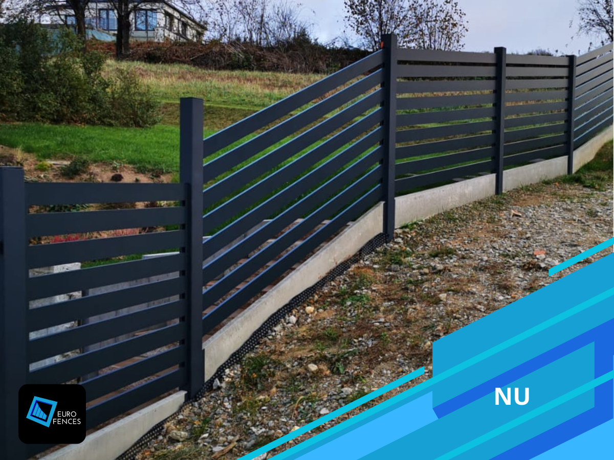 Aluminiowe ogrodzenie Euro Fences - model NU