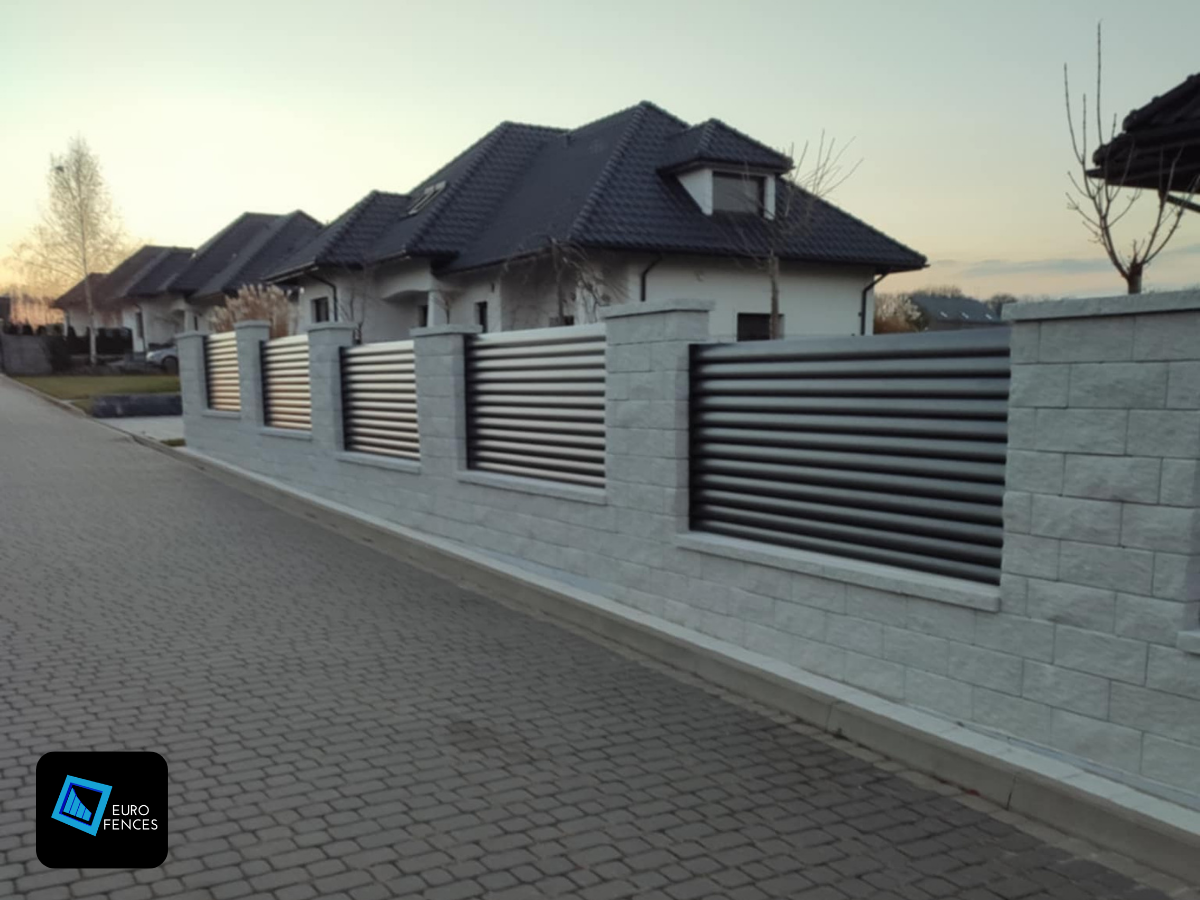 Euro Fences - ogrodzenie z aluminium - model OVAL