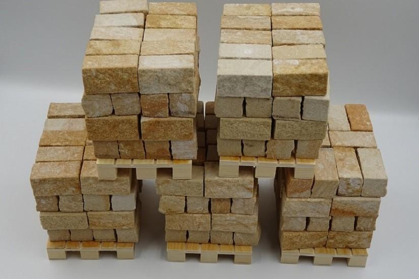 Kamień murowy 10x20x40 20x20x40 cięto łupany z piaskowca polskiego