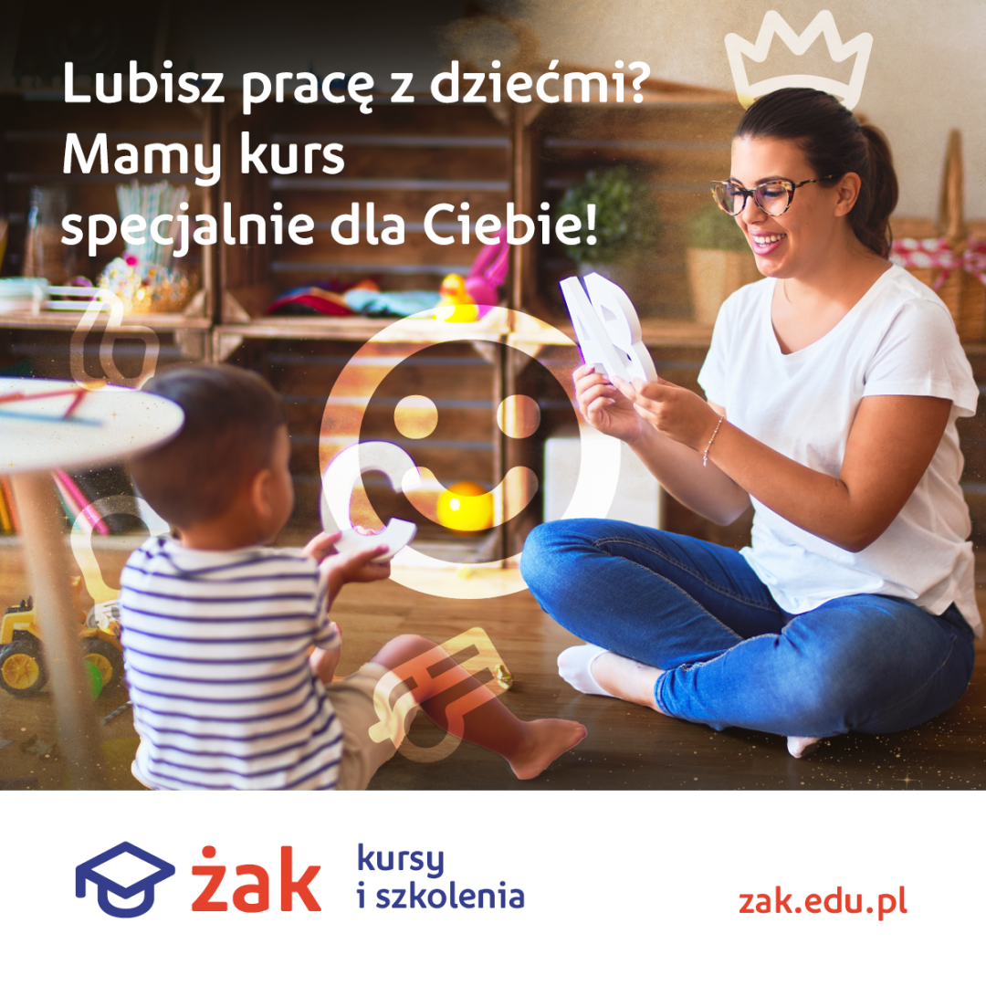 Kurs : Opiekun w żłobku lub klubie dziecięcym