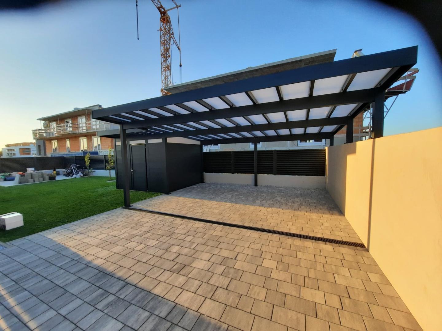 Zadaszenia, domki ogrodowe, carporty, wiaty z aluminium ALUBRAM