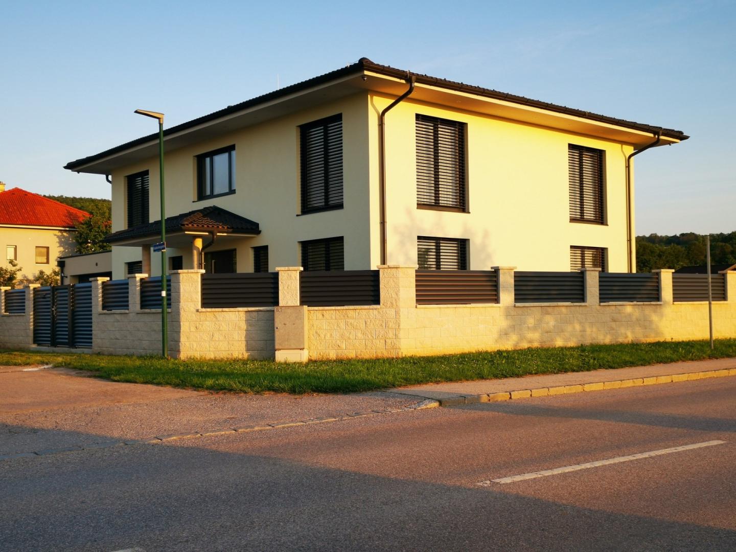 Ogrodzenie typu żaluzja model Lamello ALUBRAM