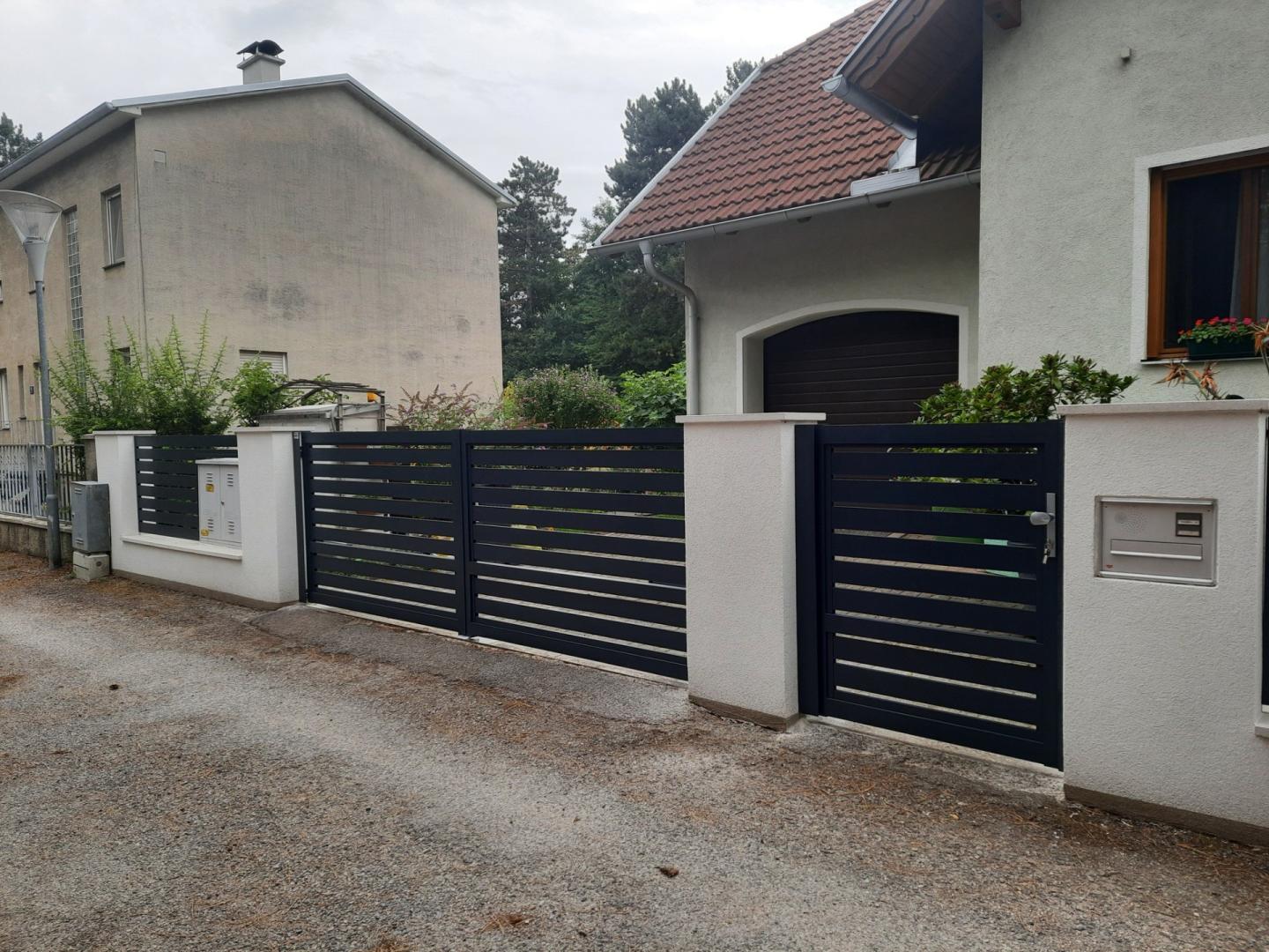 nowoczesna brama aluminiowa alubram  Wysoka jakość i trwałość