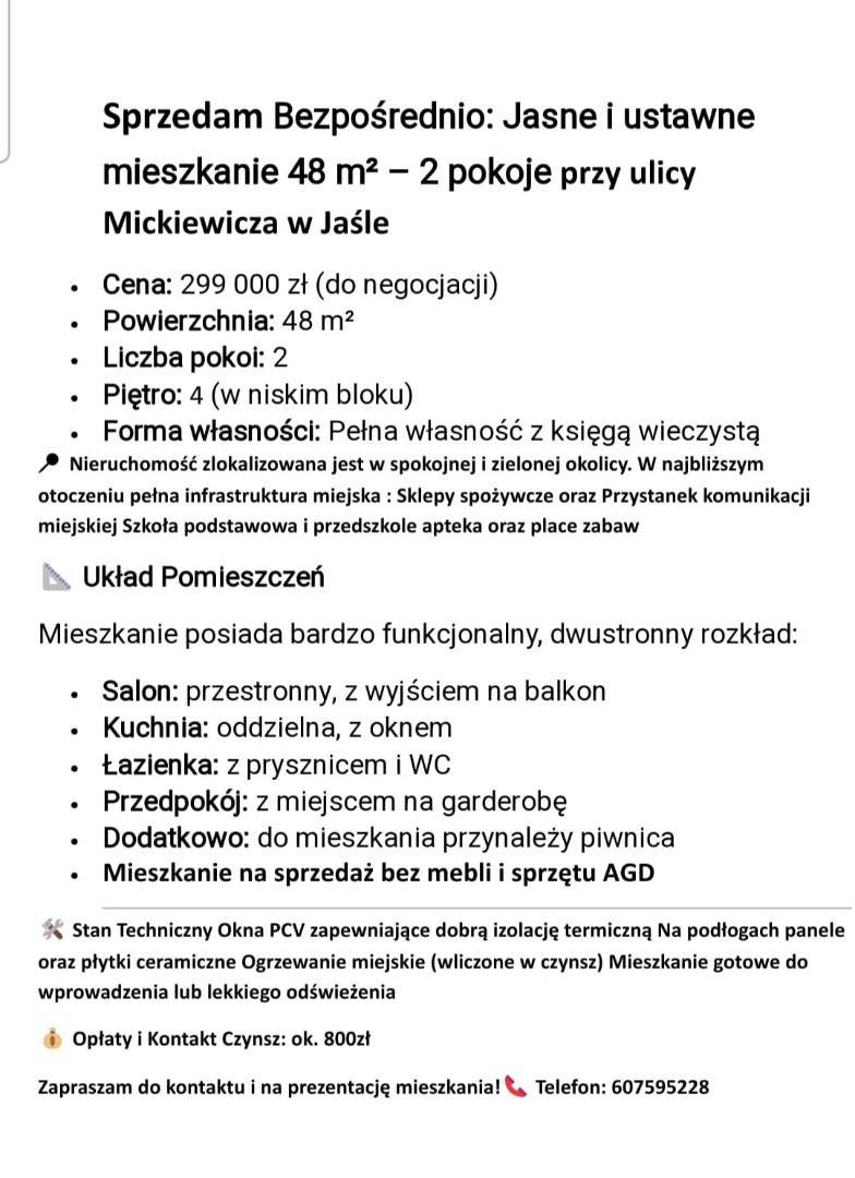 Sprzedam Mieszkanie