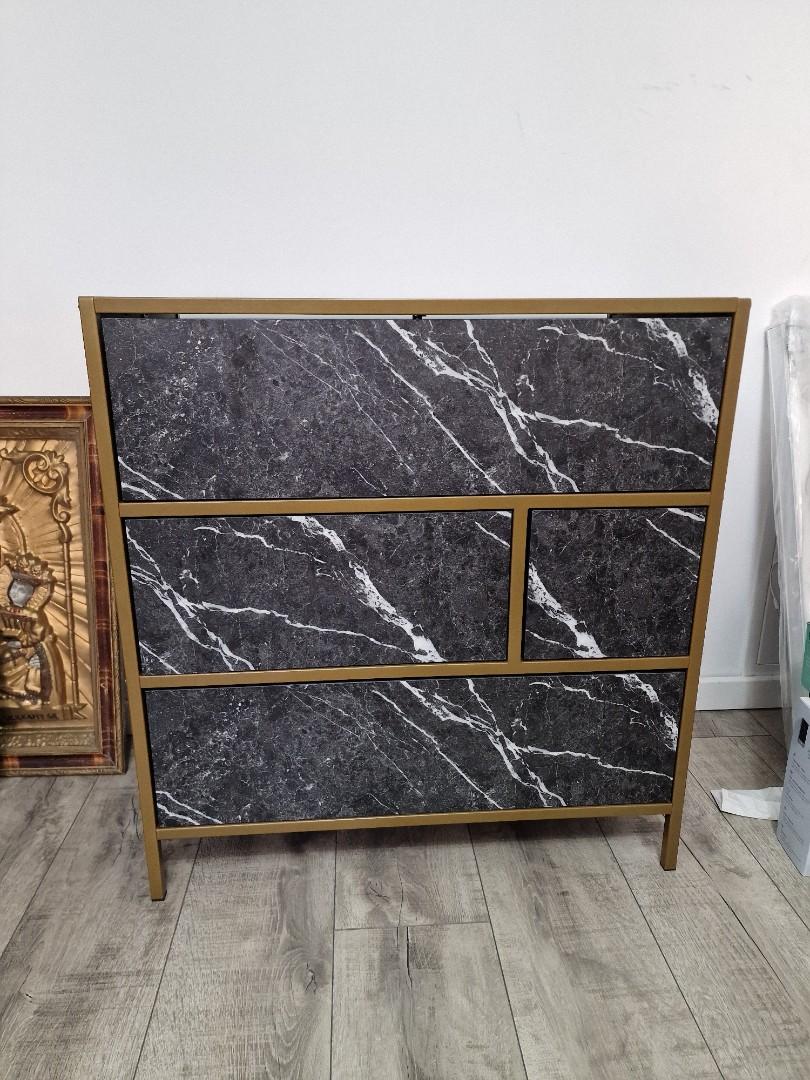 Nowa komoda glamour marmur zlota