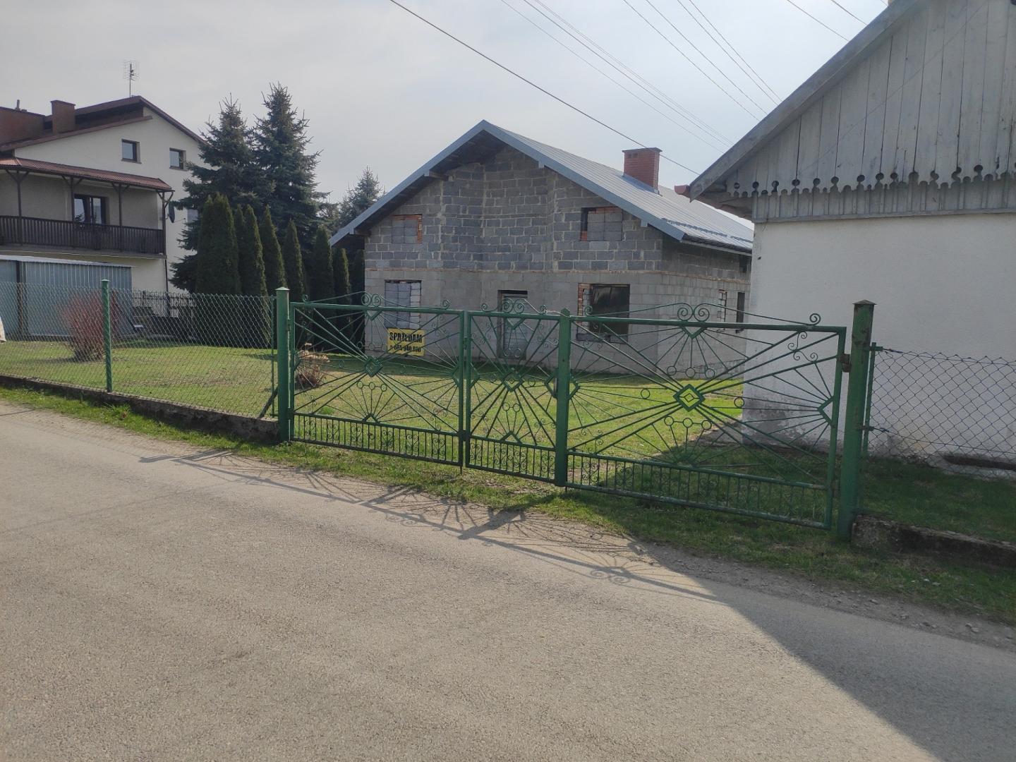 Dom w stanie surowym Warzyce obok Jasła