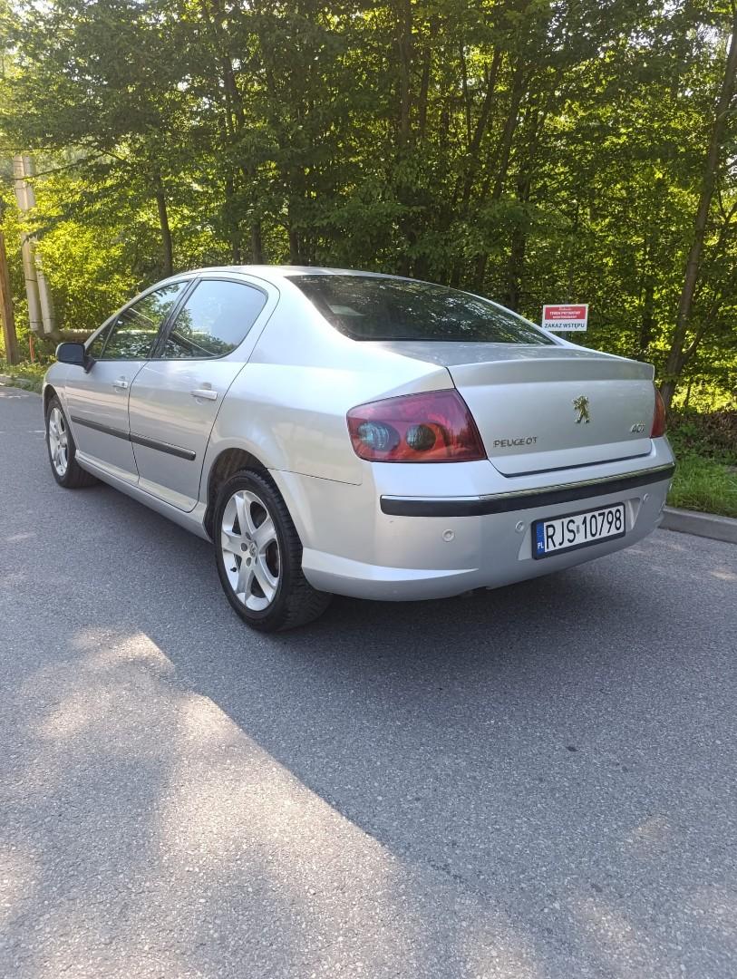 Peugeot 407  /2.0 HDi  / Sedan / Skóry/ Niski przebieg 163 tys / Alus