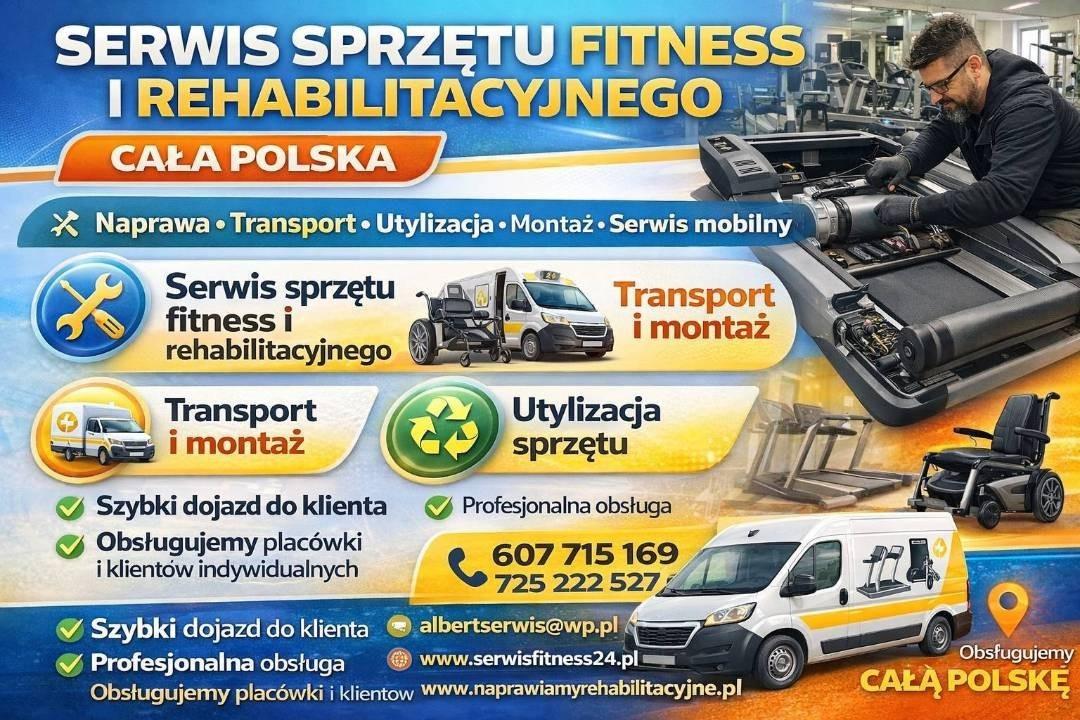 Serwis sprzętu fitness i rehabilitacyjnego Mobilny serwis