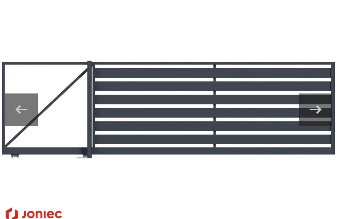 Przęsło ogrodzeniowe stalowe LARGO 200X20mm