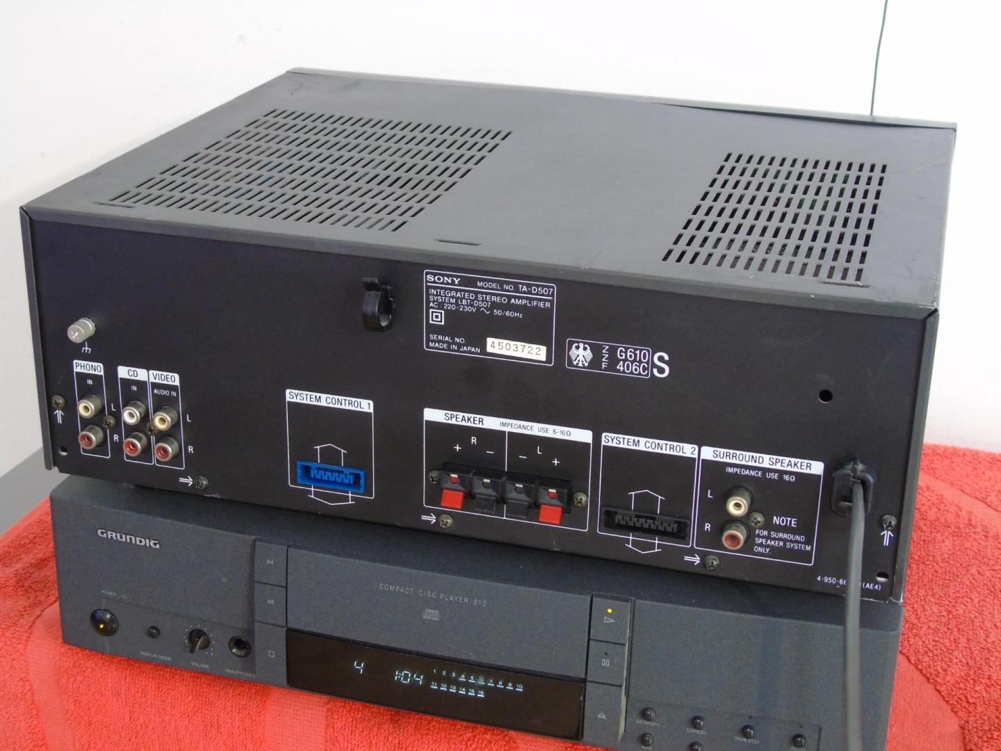 Wzmacniacz Sony TA-D507 korektor graficzny sprawny. DOSTAWA