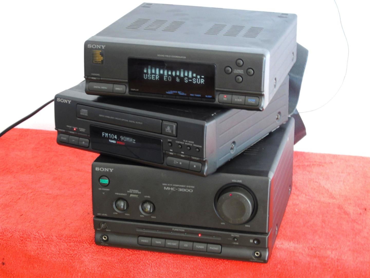Wzmacniacz korektor graficzny i tuner Sony MHC-3800. DOSTAWA