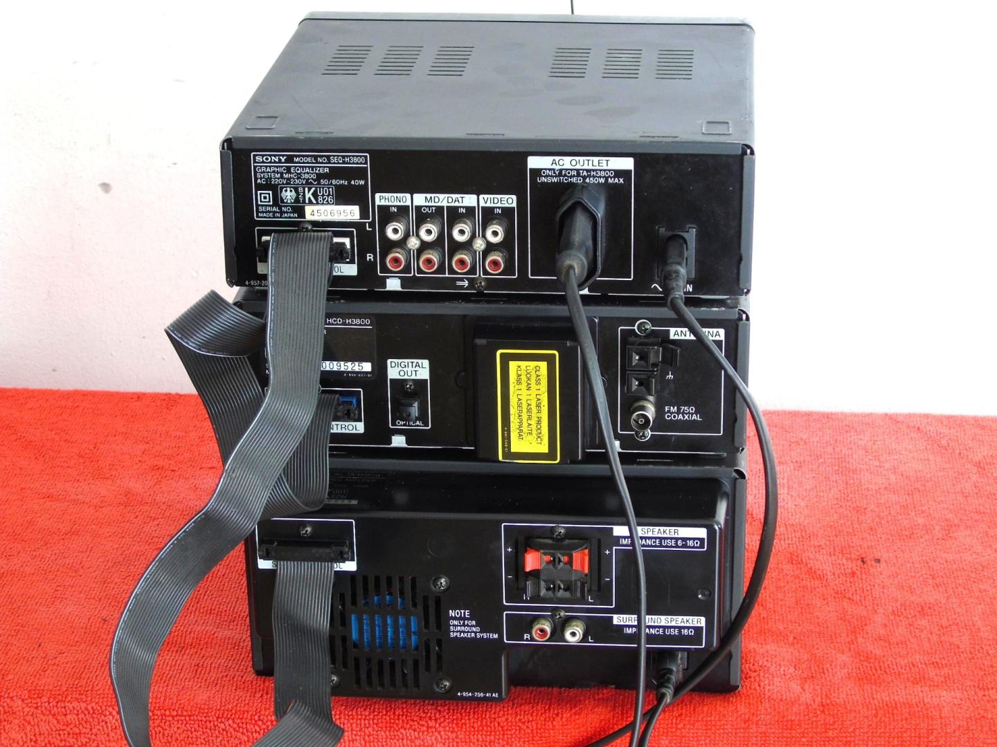 Wzmacniacz korektor graficzny i tuner Sony MHC-3800. DOSTAWA