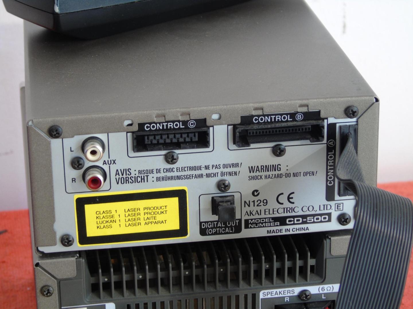 wieża akai aa-503r pilot mocna rds cd aux. dostawa.