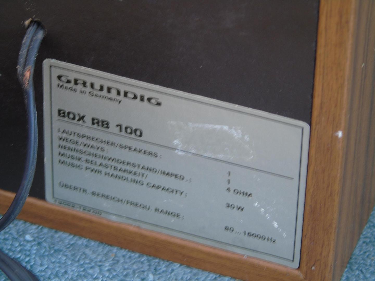 kolumny grundig rb-100 stereo. dostawa.