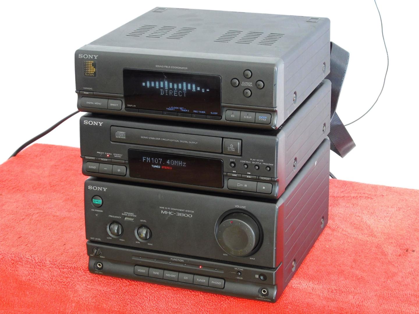 Wzmacniacz korektor graficzny i radio Sony MHC-3800. DOSTAWA