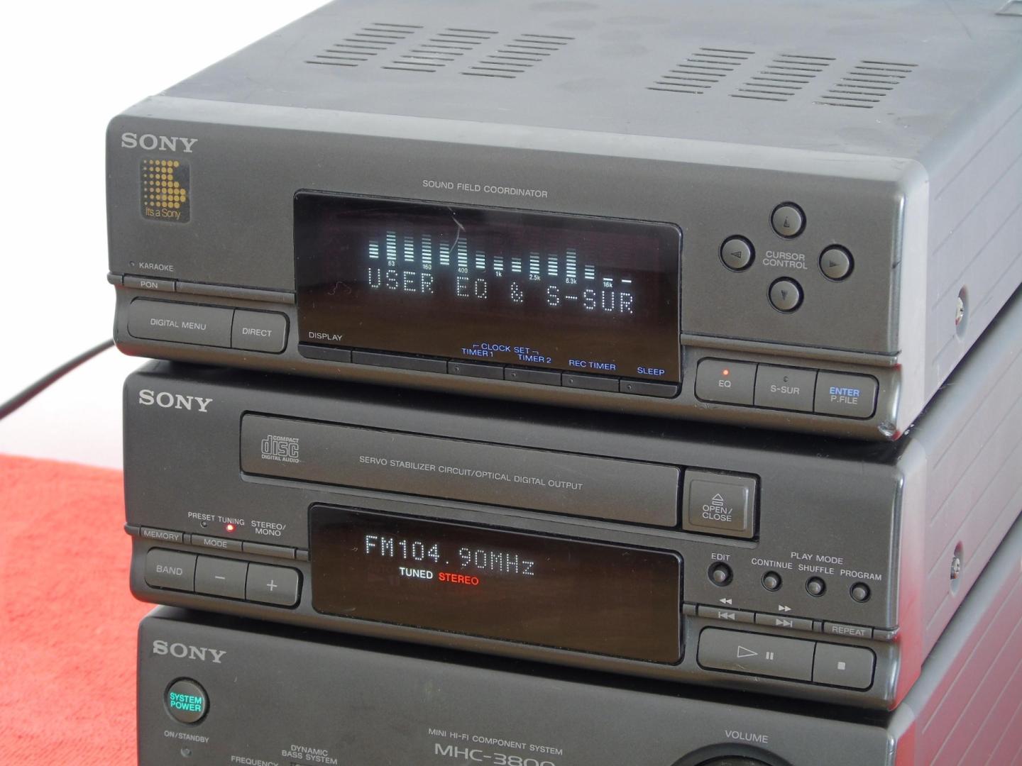 Wzmacniacz korektor graficzny i radio Sony MHC-3800. DOSTAWA