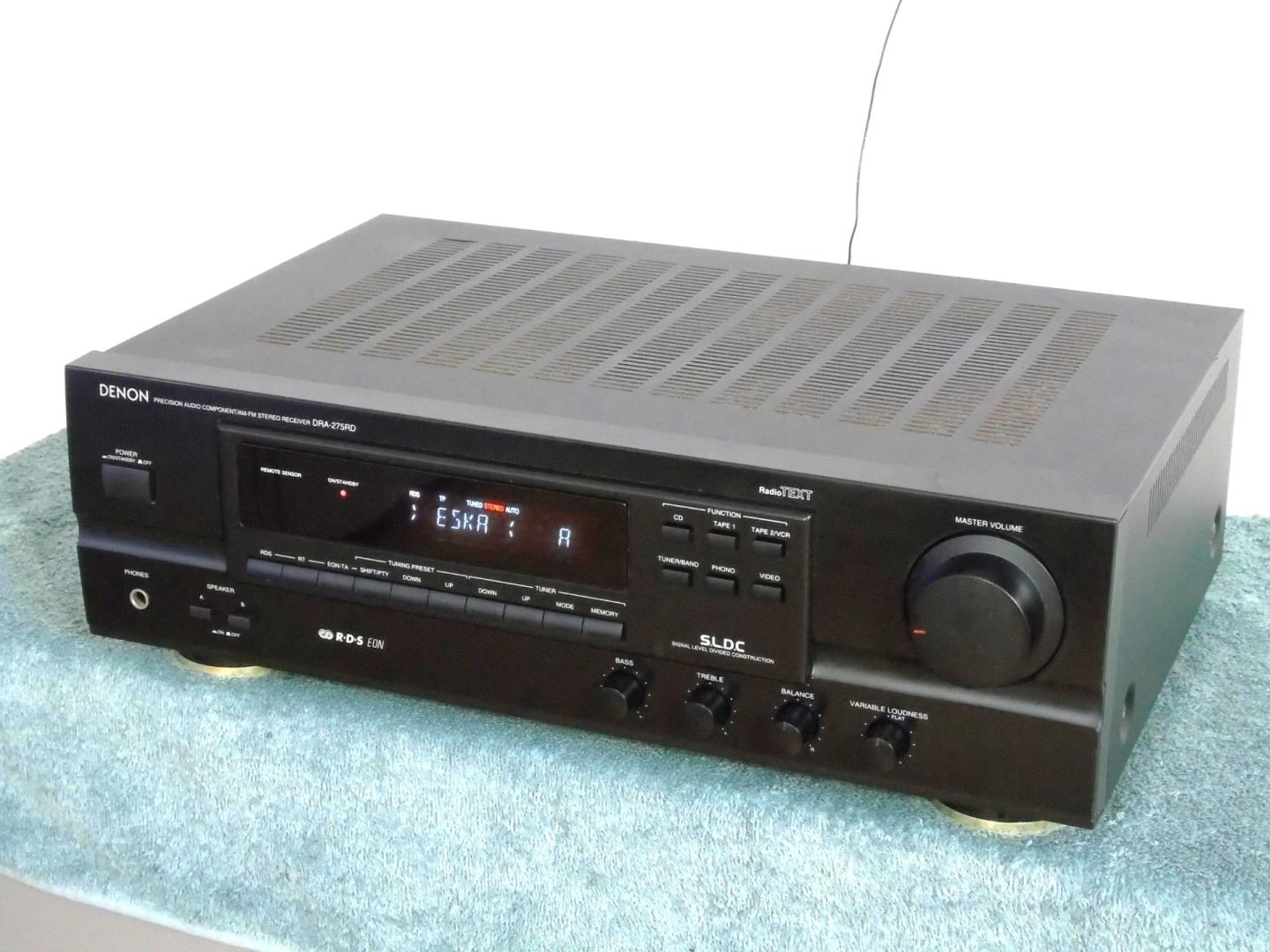 amplituner denon dra-275 rd sprawny i ładny. dostawa.