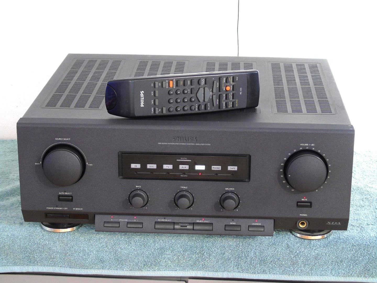 Wzmacniacz Philips FA-950 pilot mocny i sprawny. DOSTAWA
