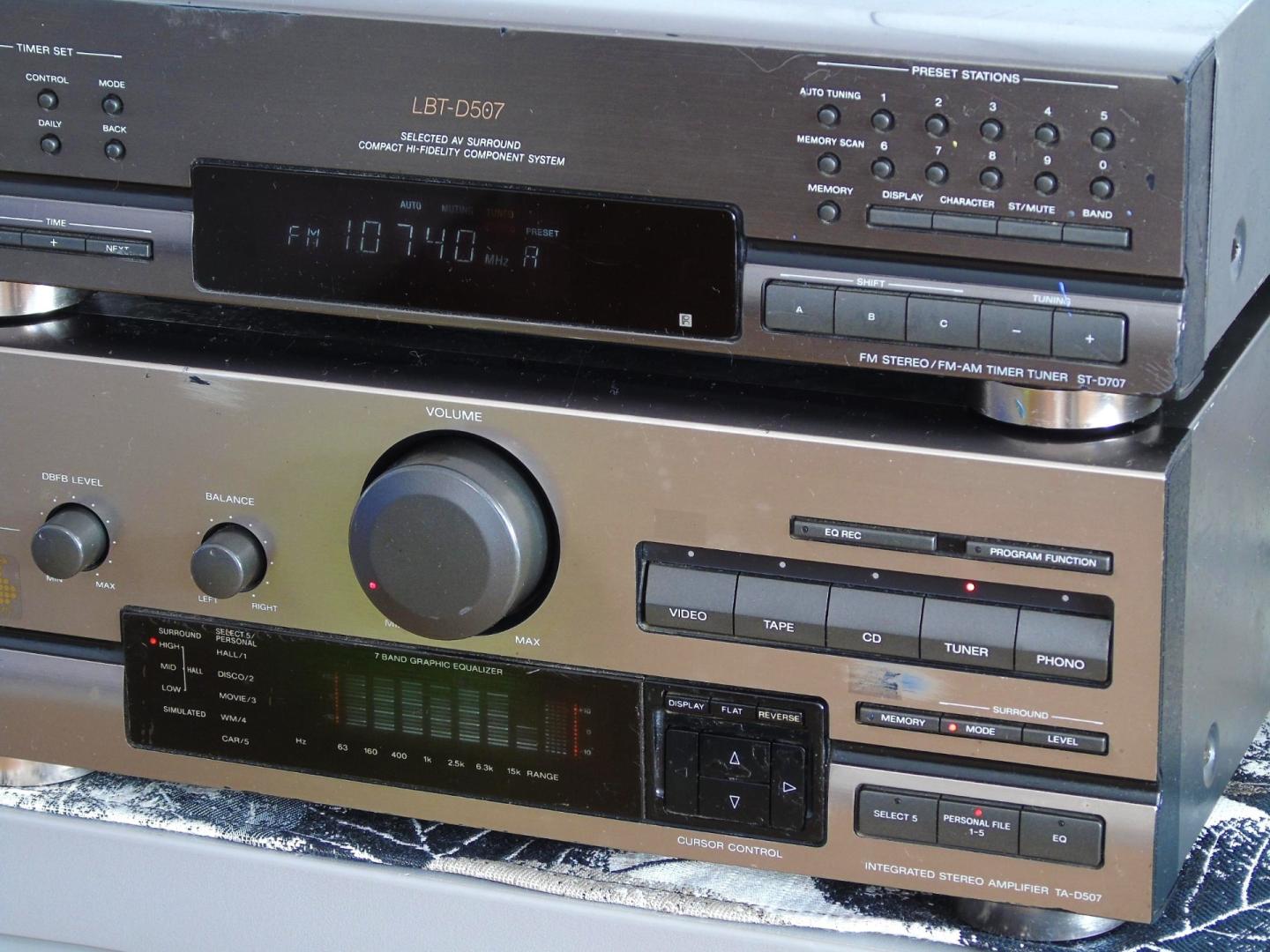 Wzmacniacz radio i korektor graficzny Sony. DOSTAWA