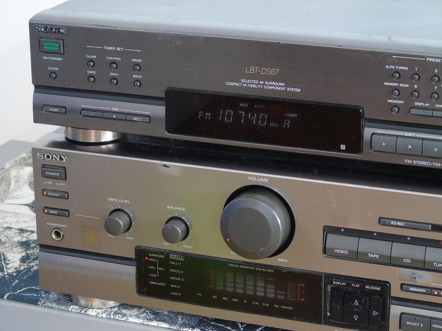Wzmacniacz radio i korektor graficzny Sony. DOSTAWA