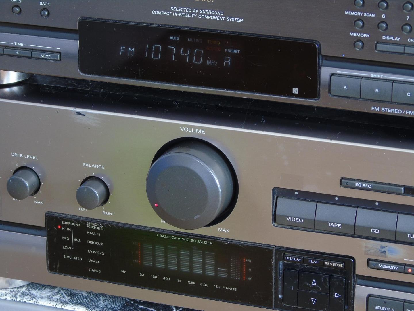 Wzmacniacz radio i korektor graficzny Sony. DOSTAWA