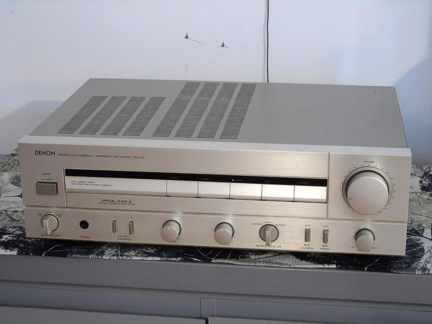 wzmacniacz denon pma-520 świetne stereo. dostawa