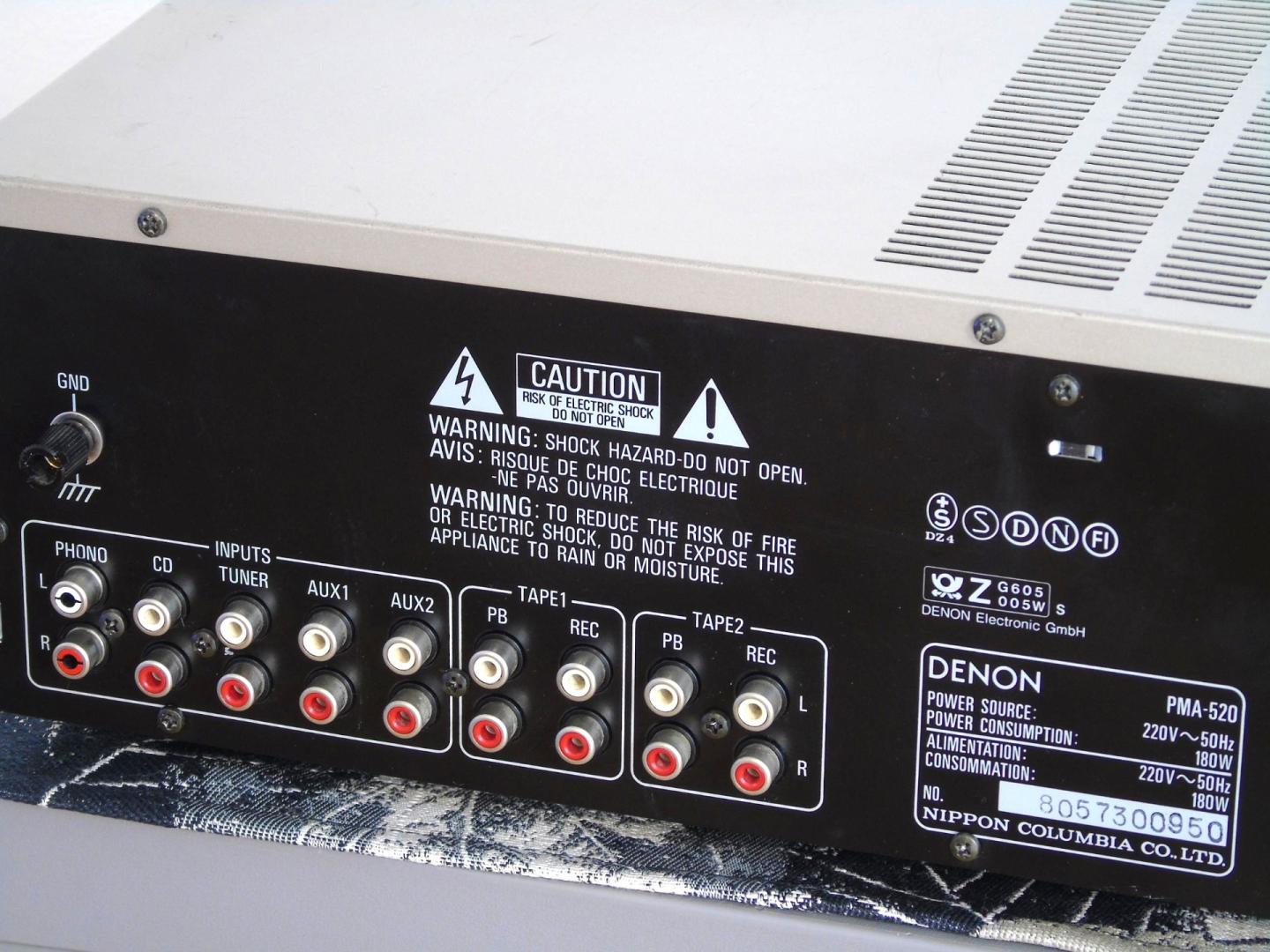 wzmacniacz denon pma-520 świetne stereo. dostawa