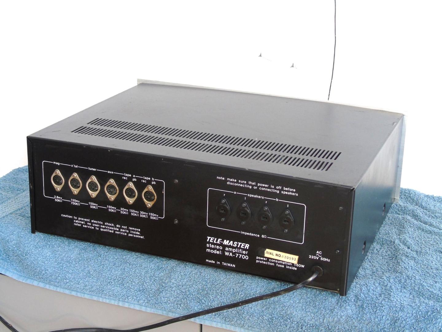 wzmacniacz tele-master wa-7700 vintage. dostawa