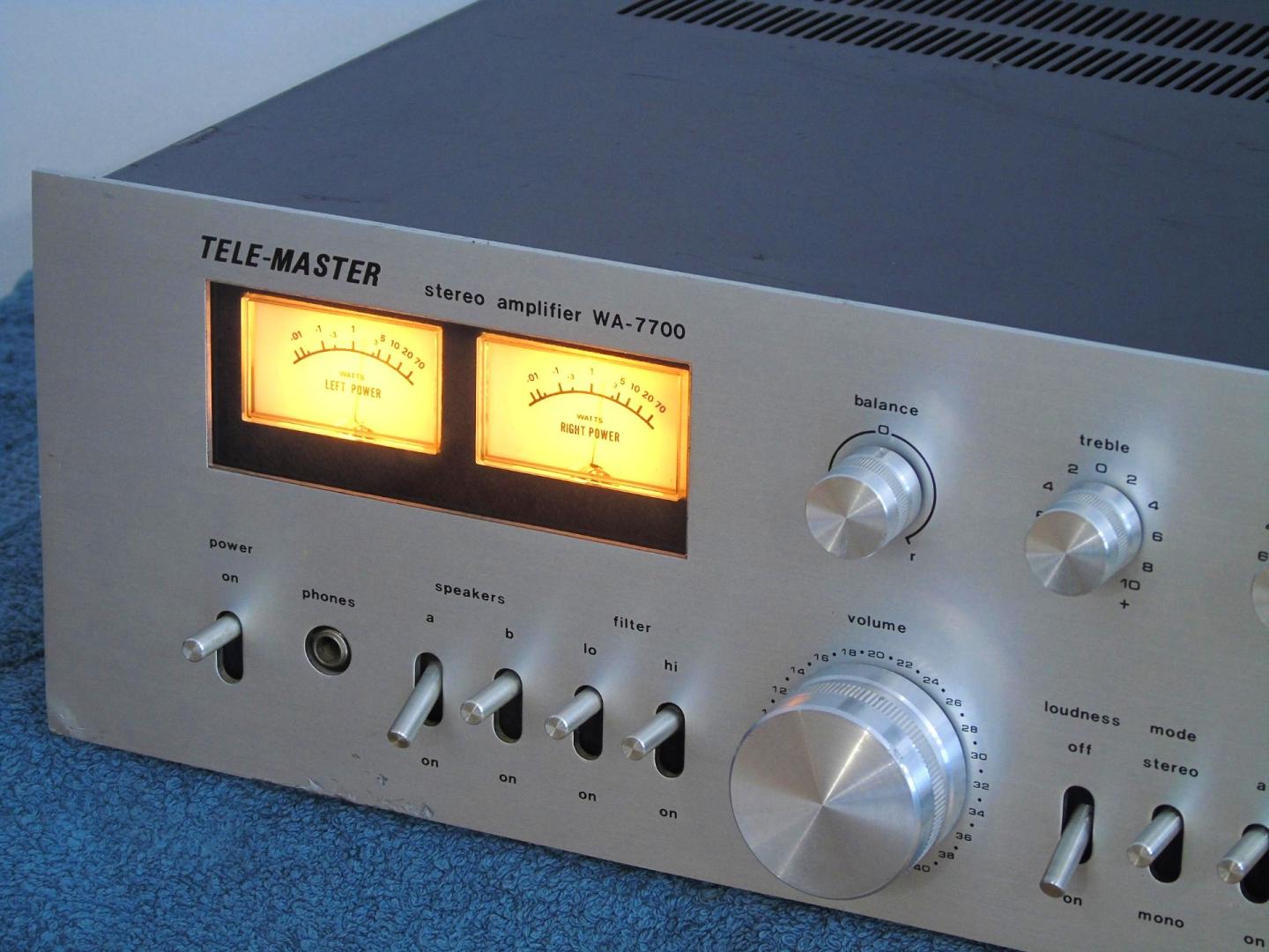 wzmacniacz tele-master wa-7700 vintage. dostawa